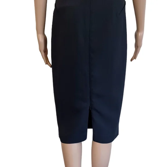 LK Bennett Black Ribbon Dress Size 10 - Picture 8 of 12